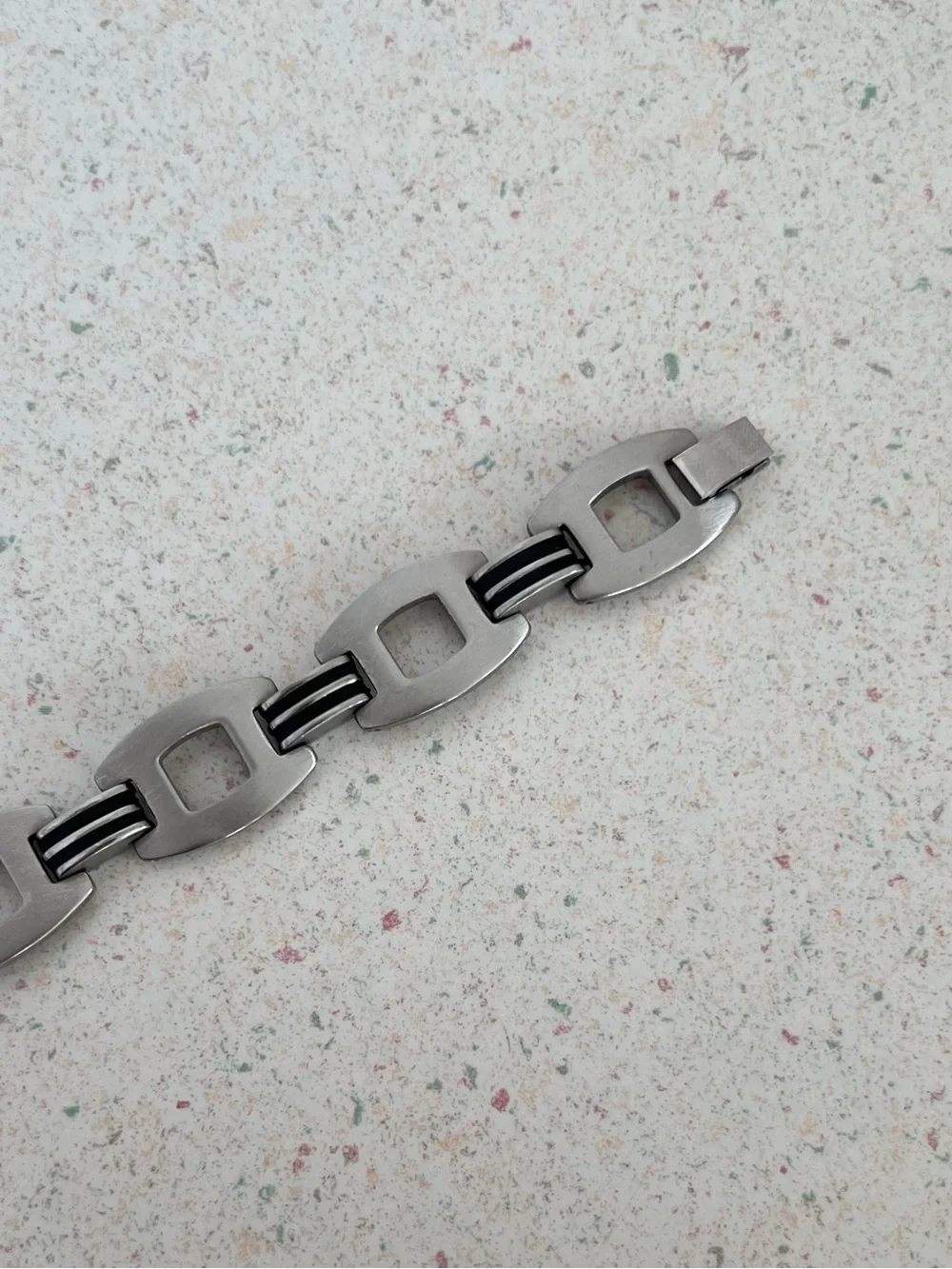 Men’s 8.5” Stainless Steel Heavy Link Bracelet